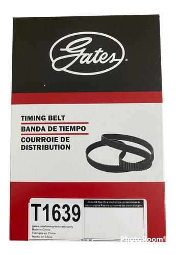 Correa De Tiempo Orinoco 1.8 Tiggo 2.0 Marca Gates T1639