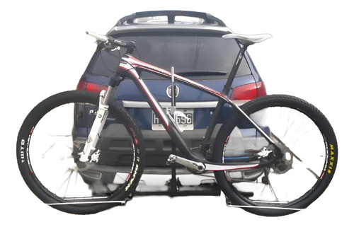 Portabicicletas Auto Reforzado 1 Bici C/luces Y Paragolpes Negro