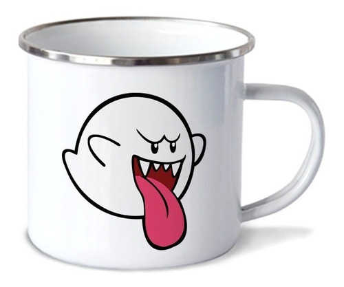 Taza Mario Bros Boo De Peltre (10oz=300ml)