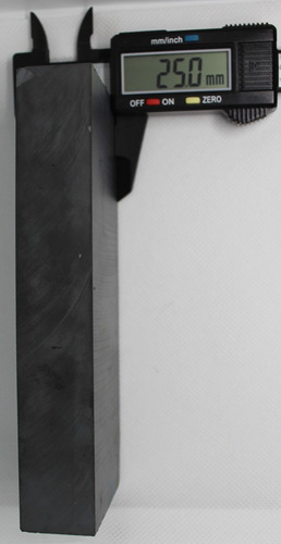 Imagen 3 de 3 de Iman De Ferrita De 150mm X 50mm X 25mm Rectangular