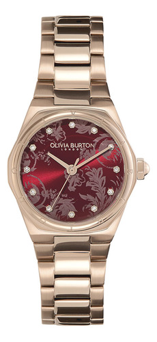 Relógio Olivia Burton Feminino Aço Rosé 24000106