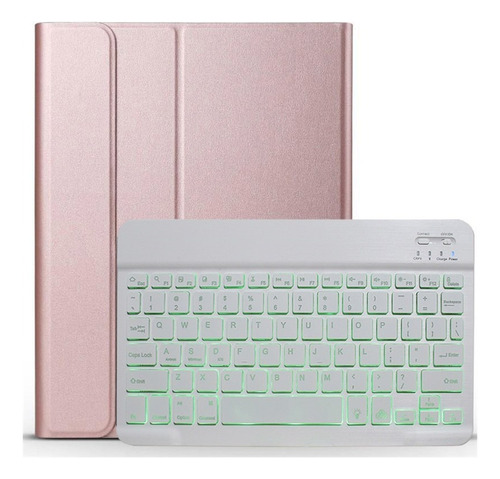 Funda De Teclado Retroiluminado Para iPad 5º 6º Aire 2 9.7