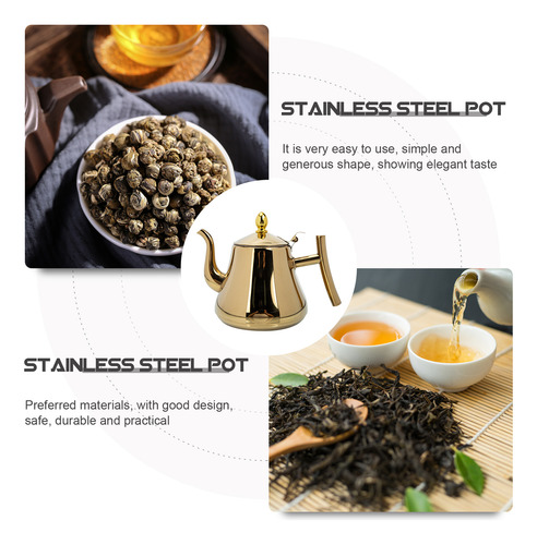 With Strainer Stainless Steel Teapot Kettle