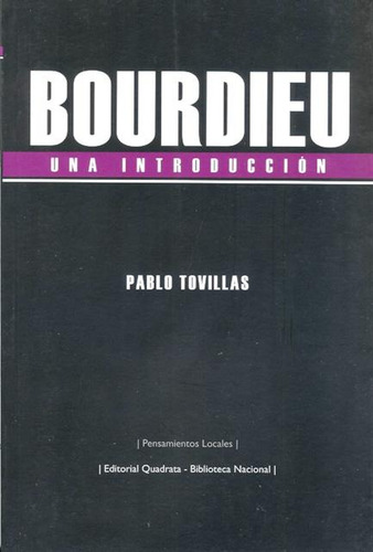 Bourdieu . Una Introduccion