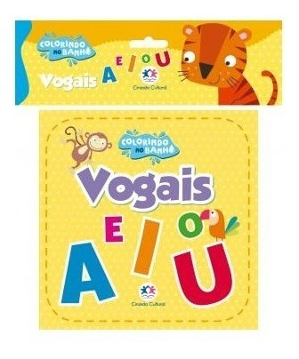 Livro De Banho Colorindo No Banho Vogais Ciranda