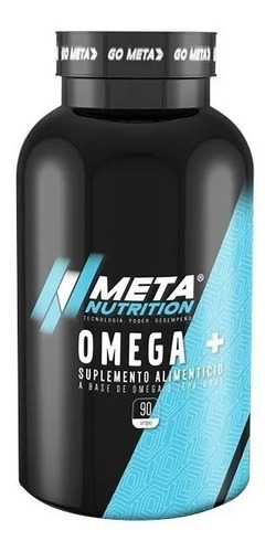 Omega 3 Meta Nutrition Omega+ Contenido 90 Softgels 