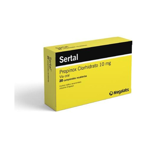 Sertal 10 Mg 20 Comprimidos