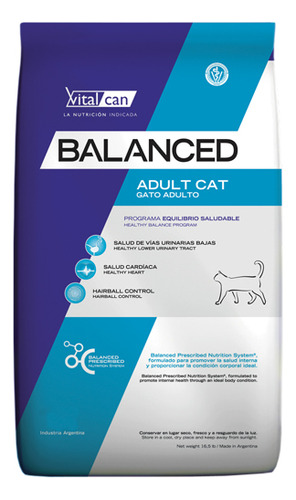 Vitalcan Balanced Gato Adulto X 2 Kg