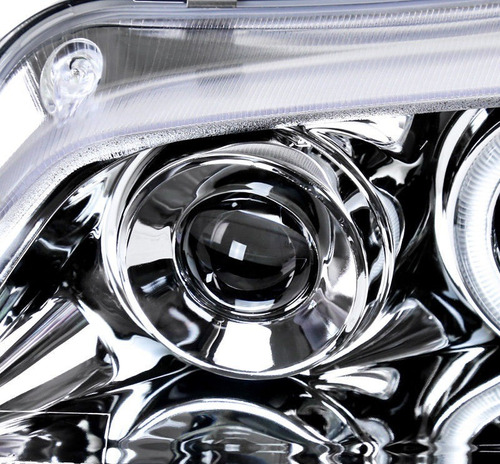 Honda Accord 1994 - 1997 Juego Faros Con Ojo De Angel Cromad