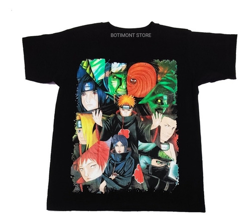 Camiseta Naruto, Saske, Itachi, Pain, Anime , Colección