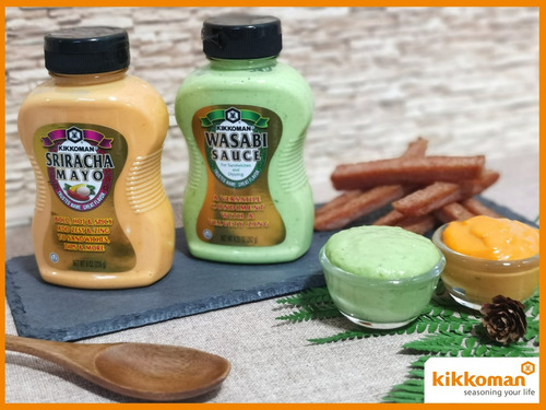 Aderezos: Kikkoman 1 Mayo Sriracha Y 1 Wasabi Sauce