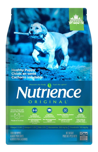 Nutrience Original Puppy 2,5kg Alimento Pollo Perro Mascota