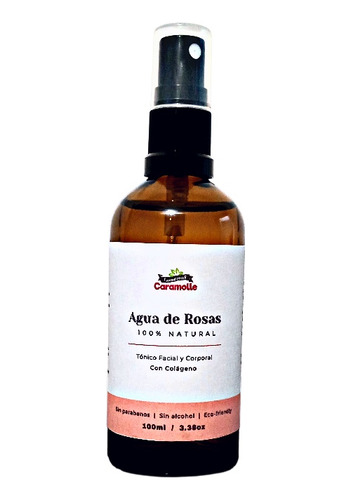 Agua De Rosas Con Colágeno Y Pantenol Comercial Caramolle