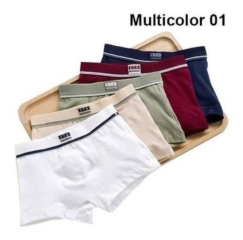 Calzoncillos Niños Boxer Algodón Transpirable 5pcs 2-16años