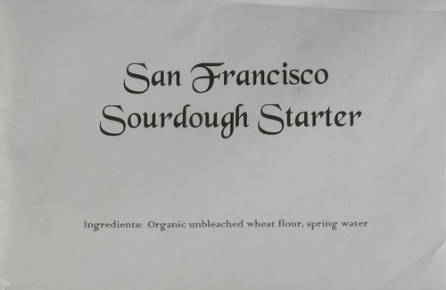 Masa Madre Orgánica Auténtica De San Francisco Garant...