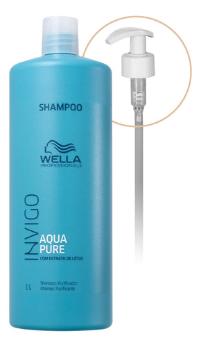 Kit Wella Professionals Aqua Pure Invigo Sh Válvula Pump