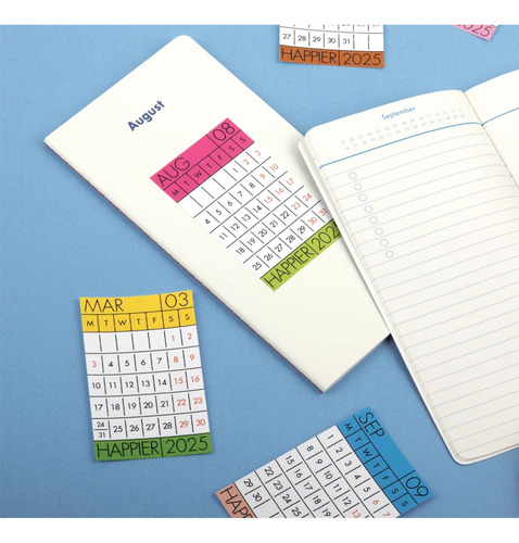 B Stickers Calendar Diary Notebook Classificação Label Mont