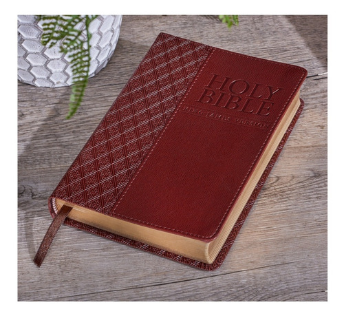 Imagen 4 de 9 de Biblia En Inglés King James Version Tamaño Compacto Café