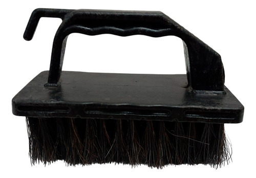 Cepillo De Cerdas Naturales Para Picar Pintura Negro