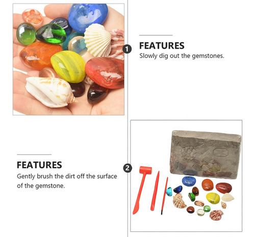 Kit De Excavación De Piedras Preciosas De Cristal De
