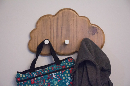 Perchero De Madera Nube