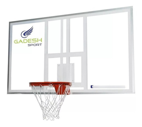 Tablero Semiprofesional Basquetbol, Acrilico 6mm
