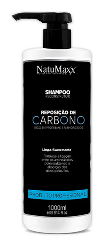 Shampoo Reconstrutor Reposição De Carbono Natumaxx 1l