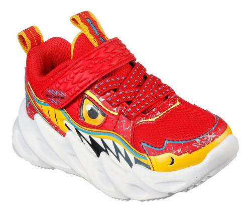 Zapatillas Skechers Shark-bots Surf Patrol Bebes 402112n-red