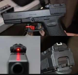 Laserspeed Mini verde mira láser pistola táctica Glock 17 mira láser para disparar 