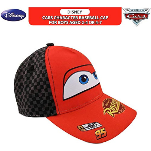 Gorra De Béisbol Disney Niños Pequeños Coches Rayo Mcqueen D