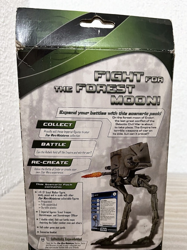 Star Wars Miniatures At-st Scout Walker (Usado)