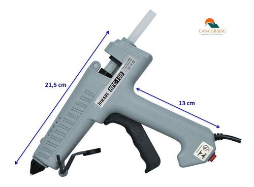 Pistola de Cola Quente Profissional Hpc-150 150w Bivolt Hikari