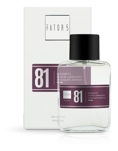 Perfume Fator 5 Masculino N°81 60ml