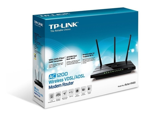 Router Tp-link Archer Vr400 Ac1200 Vdsl/adsl Modem