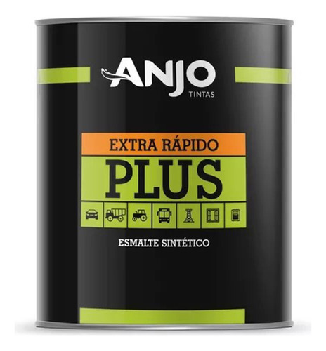 Tinta Esmalte Sint. Automotivo Plus 900ml Anjo Cor Alumínio