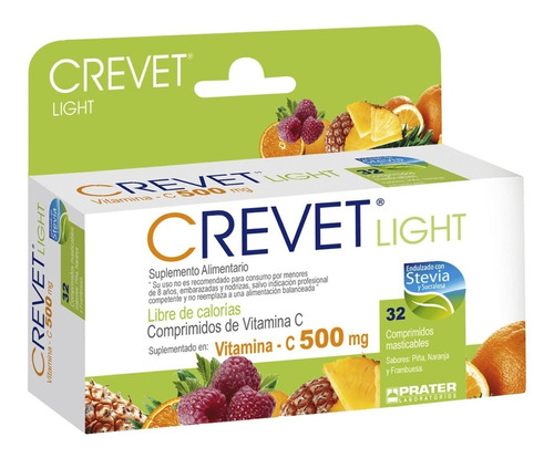 Crevet Light 500 Mg. 32 Comprimidos