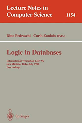 Logic In Databases (libro En Inglés)