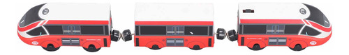 Set De Tren De Juguete Con Imanes Rojos, Kit De Juguetes Int