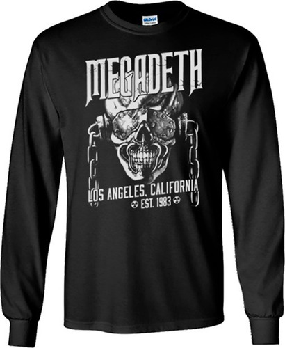 Megadeth Playeras Manga Larga Para Hombre Y Mujer D1