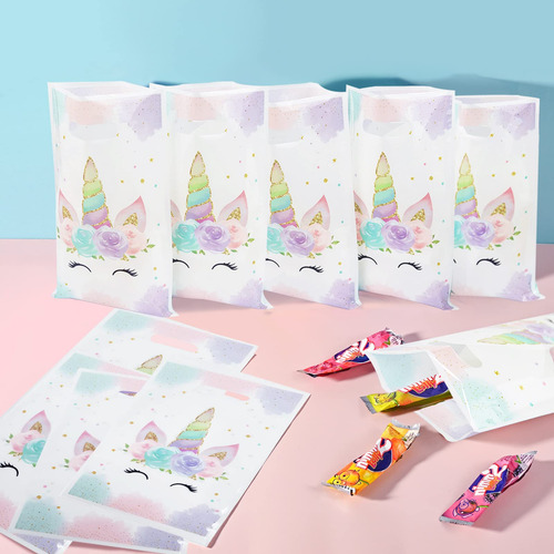 Bolsas De Regalo De Unicornios Para Cumpleaños, 30 Unidades