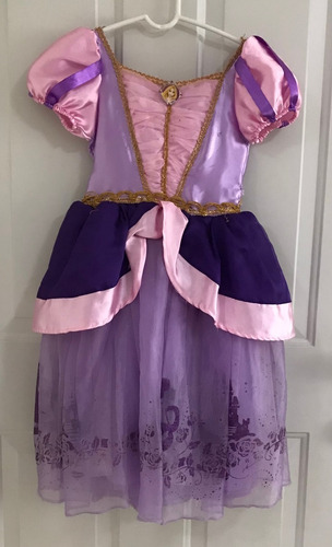 Disfraz Para Niña Rapunzel Disney Con Detalles