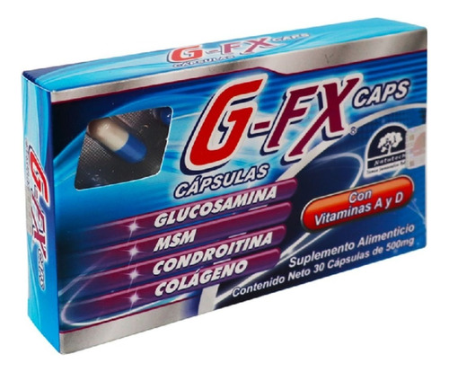 G-fx Caps Caja Con 60 Capsulas De 50mg Sabor Sin Sabor