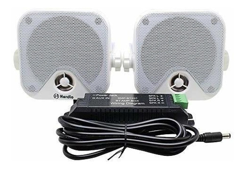 Altavoces Bluetooth De Caja Marina De 4 Pulgadas, Siste...