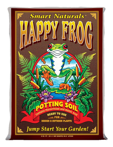 Foxfarm Suelo Para Macetas Happy Frog, 2cu.'