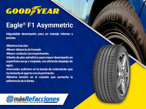100y Goodyear Eagle F1 Asymmetric 255/40r19 Índice De Velocidad Y
