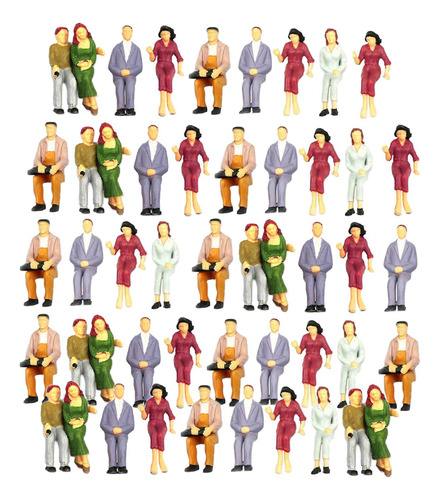 100 Peças 1: 75-1: 200 Bitola Modelo De Figuras De 1v200b