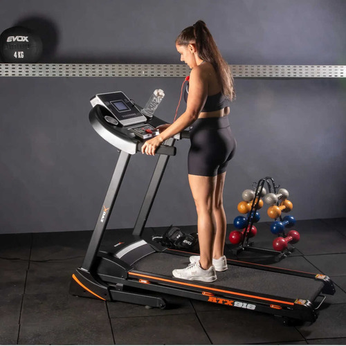 Esteira Resistente Evox Rtx 918 + Inclinação Elétrica I Cor Preto