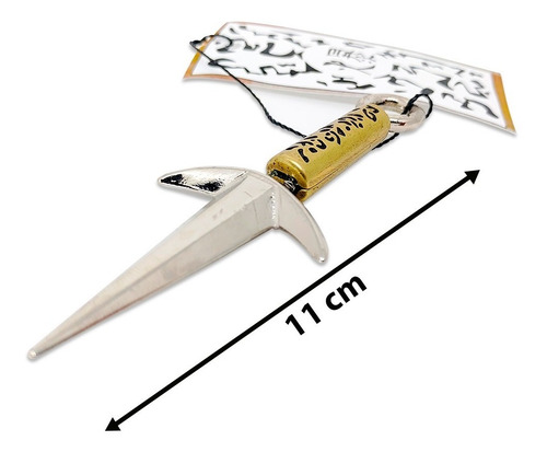 Imagem 4 de 4 de Kunai Minato De Metal Com Selo Explosivo