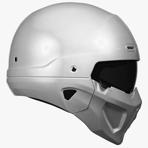 Casco Kov Spectrum Modular Para Moto Blanco Perla Dot 