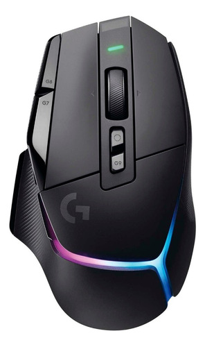 Mouse gamer inalámbrico recargable Logitech  Serie G G502 X Plus black